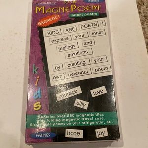 NWT & Vintage 1995 MagnePoem Instant Poetry